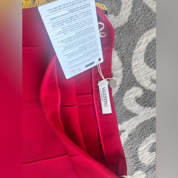 🎄🎅💯 Authentic VALENTINO crepe straight legged pants - Picture 9 of 10